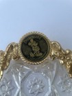 Vintage Walt Disneyland Gold Plated And Crystal Trinket Collectable  