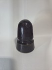 Vintage Brown Glazed Ceramic Porcelain Telegraph Power Line Insulator Beehive