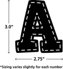 Teacher Created Resources 3  Magnetic Letters 55 Pc Bold Block Black Stitch Pack