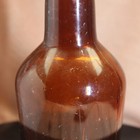 Antique Beer Bottle Illinois Glass Company Circa 1900 Amber Dark Brown Alcohol