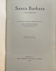 Santa Barbara California By John Steven Mcgroarty Southern Pacific 1925
