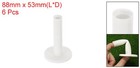 6 Pack 3 5 Inch Rubber Golf Tee Tall Training Driving Range Tee Stable White