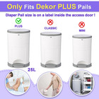 Diaper Pail Refill Bags Compatible With Dekor Plus Diaper Pail Refills 4 Pack Ex