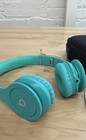 Beats By Dr Dre Solo Hd On Ear Headphones Teal Turquoise With Case Wired Working