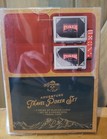 Adventure Travel Poker Set In Travel Case  New Red Travel Case  Cards  5 Dice