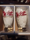 5 Goebel 22 Beer Glasses With Rooster  Detroit  Michigan Beer 