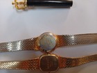 2 Miyoko Vintage Ladies Quartz Watches Gold Silver Tone Rhinestone     Repair Need