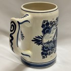 Vintage Heineken Delft Blue Beer Stein Made In Holland