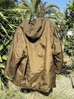 Vtg Army M-1948 M-48 Fishtail Parka Korean War Era Early Liner Sz L Large