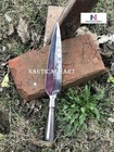 Hand Forged Viking Saga Iron Spear Head Reproduction Roman Or 12   Silver 