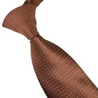 New Luxury Plaid Terracotta Beige Jacquard Woven Men s Silk Skinny Tie Necktie