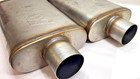 Set Of Two 3  Flowmaster 409 Stainless Steel Mufflers P n  71229   321