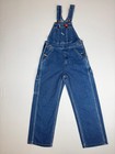 Dickies Kids Blue Denim Overalls - Youth Small  s h p  Carpenter Dungarees