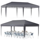 10x20ft Pop Up Canopy Tent Heavy Duty Frame Waterproof Oxford Fabric Party Bbq