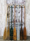 Vintage Wood Feather Brand Canoe Paddle 65  Nautical Your Choice  Lake Boat Long
