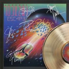 Journey Framed Black Wood Reproduction Signature Gold Lp Display