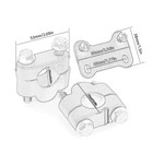 7 8  Handlebar Riser Mounting Clamp Adapter For Yamaha Mt-07 Fz-07 2014-2020