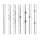 Iron Stair Balusters - Metal Stair Spindles - Satin Black Hollow Wrought Iron 