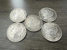 Cc Morgan Silver Dollars 1878-1893 - 5 Uncirculated Coins Mixed Dates Lot