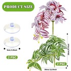 Quozuo 2 Pack Reptile Plants  Artificial Hanging Plants With Suction Green