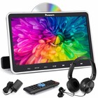 10 1  Hd Car Headrest Monitor Tv Rear-seat Dvd Player Usb Hdmi Av-in out headset