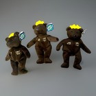 Set Of 3 Salvino s Bamm Beano s Mlb Baseball Home Run Kings Plush Bears New Tags