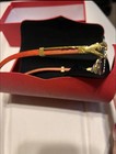 Cartier Gold Glasses W  Red Case   Cloth   Card