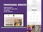 7 Pages Website Web Design Personal Or Business With Hosting And Domain