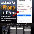 Iphone 17 17e 16 16e 15 Pro Max 14 13 12 11 Plus Privacy Glass Screen Protector