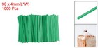 1000pcs Bag Twist Ties 3 5  Reusable Kraft Paper Twist Tie For Bread Green