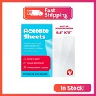 Hygloss Acetate Sheets 8 5 x11  10 pkg
