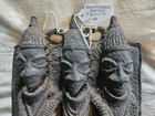 Benin Bronze Wall Plaque  Replica  13       w  X 11     h   C