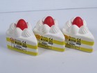 Cake Squishy Squeeze Toy Slow Rising Funny Food Stress Relief Lot Of Three New