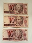 Brazil 10 Reais   Real 1994 Lot Of 5 Notes