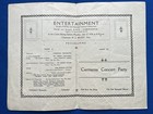 R  M  S  Carmania - Cunard  1926 Entertainment Programme - Program
