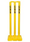Plastic Wicket - Set Of 2  6 Wicket  4 Bails  gulli   2 Base And Attractive Bag