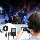 For Super Nintendo Snes Game Av Rca Audio ac Cable Power Supply Adapter Cord Set