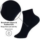 12 Pairs Ankle Quarter Men s Women Low Cut Socks Casual Socks Size 9-11  10-13
