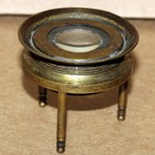 Antique Brass Desk Map Magnifying Glass France Nautical Adjustable Focus