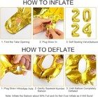 16  Letters Foil Balloons Number Custom Wedding Happy Birthday Party Decor Uk