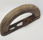 Antique Detachable Wooden Sad Iron Handle Vintage Primitive Laundry Tool