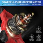 Electric Handheld Cement Mixer  2pcs Mixing Heads Included  Portable Mortar 