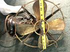 12    1914 4 Brass Blade 162628a Antique Westinghouse Electric Fan for Repair Vtg