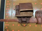 Nicks Boots Framer   s Tool Belt   1964 Brown Leather   Rare New Old Stock   Sz  M