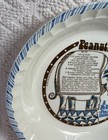 1983 Royal China Country Harvest Peanut Butter Pie Recipe Plate Circus Elephant