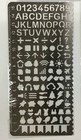 3pc Stainless Steel Metal Bullet Journal Stencil Set Planner Journaling Art