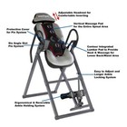Innova Inversion Table With Spine   Lumbar Advanced Heat And Massage Therapy New