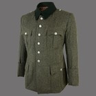 Ww2 German Army M36 Field Grey Officers Wool Tunic - Premium Military Jacket