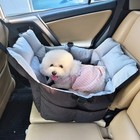 Dog Booster Car Seat Pet Car Seat For Small Medium Dog W  Safety Belt Waterproof