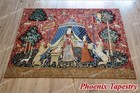  large  Desire The Lady   Unicorn Medieval Tapestry Wall Hanging Jacquard Weave